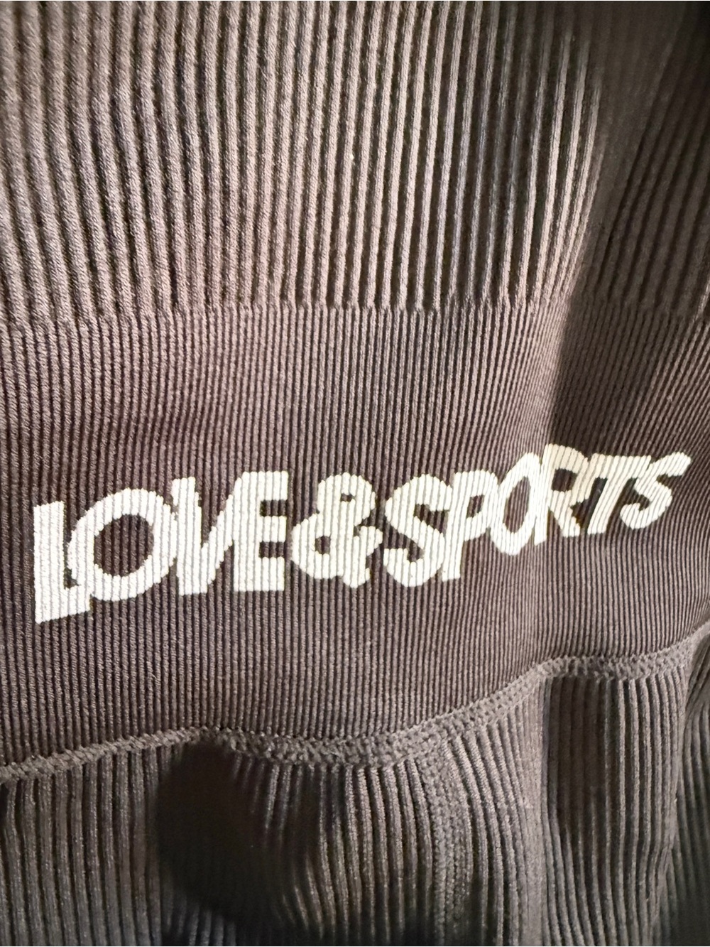 NWT Bundle of 2 Love & Sports Ribbed Crisscross Racerback Biker Short Rompers S - Picture 11 of 12